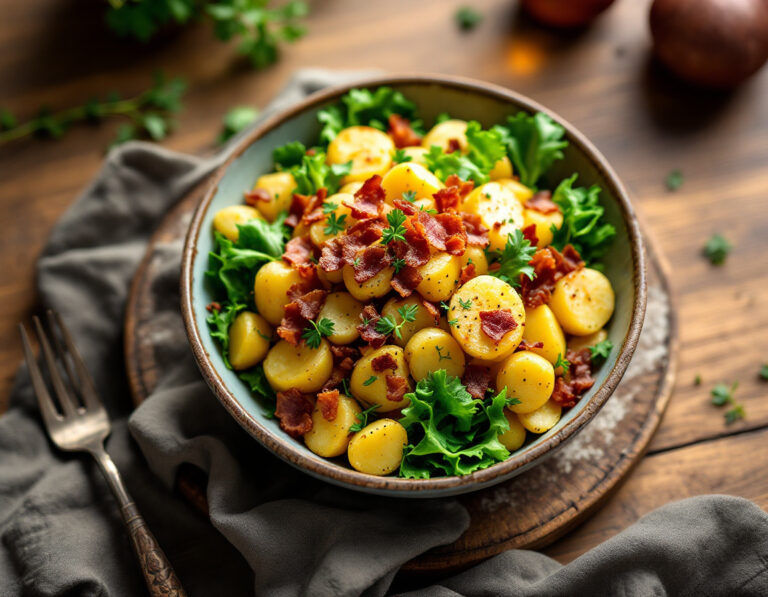 Potato and Lamb's Lettuce Salad Recipe - Austrian Classic