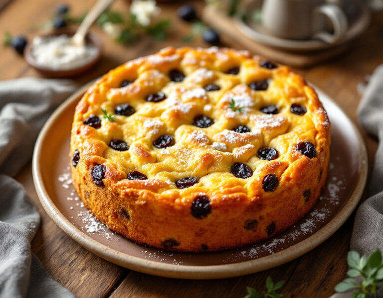Authentic Far Breton Recipe - Breton Clafoutis