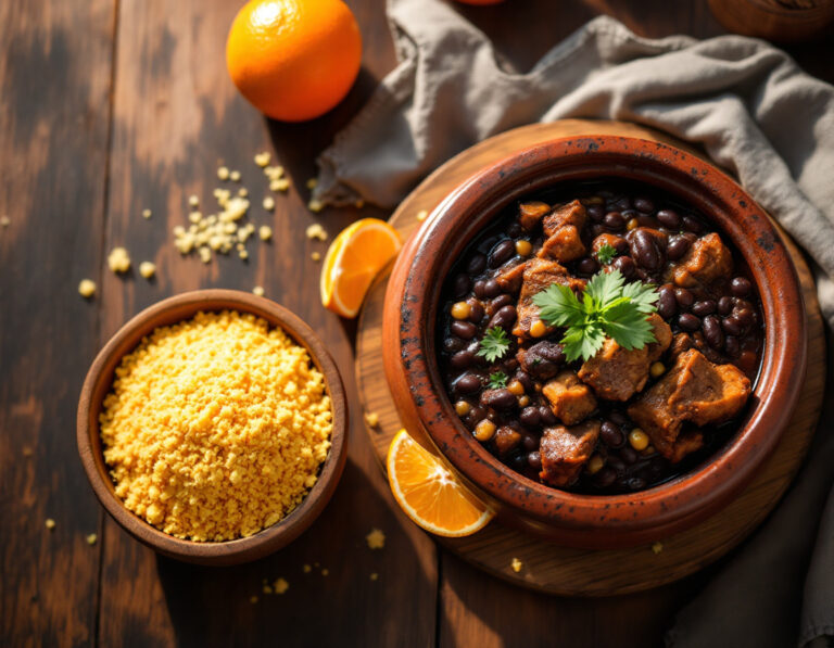 Receta de Feijoada Carioca con Farofa – Brasileño-Americana