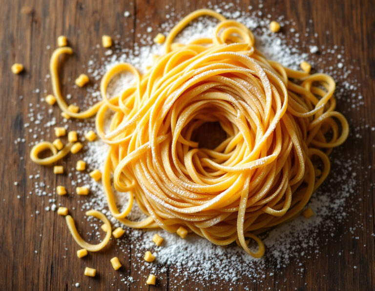 Receta Clásica de Fettuccine – Cómo Hacer Pasta Italiana Casera