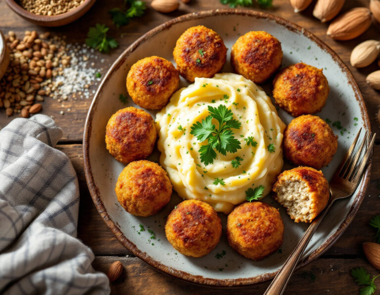 Receta de Frikadellen: Albóndigas Jugosas al Estilo de la Abuela (Sin Gluten)