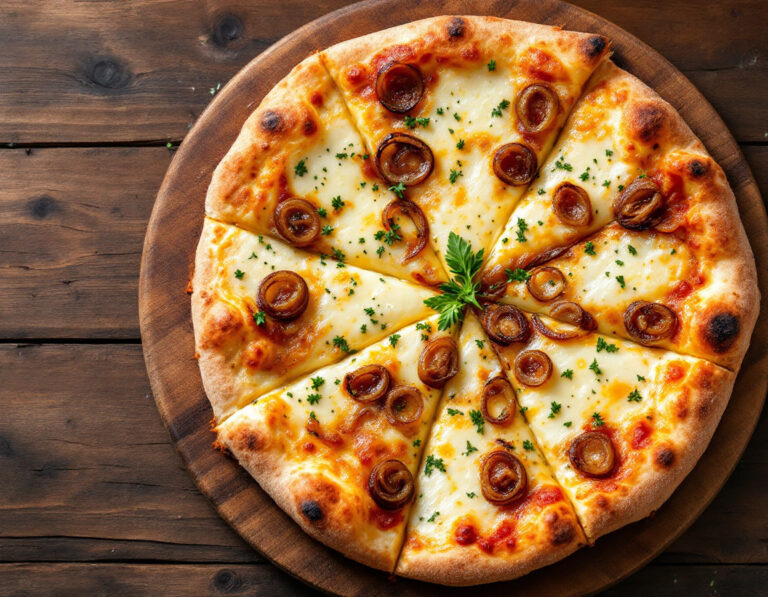 Receta de Fugazzeta – Pizza Argentina con Cebollas