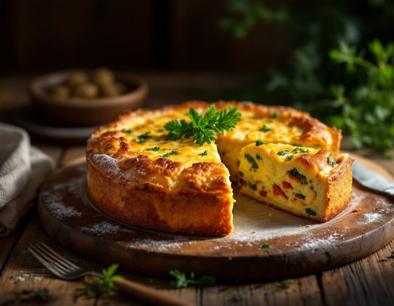 Receta de Torta di Grattugia – Pastel Italiano de Verduras Ralladas