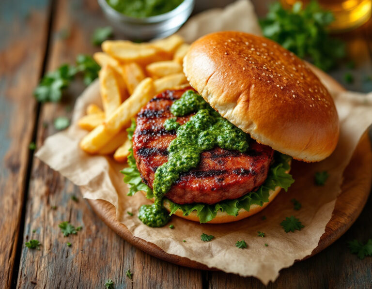 Receta de Burger Gourmet – Choripán Argentino