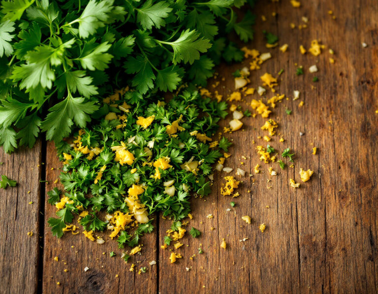 Gremolata – Mezcla Italiana de Hierbas y Limón