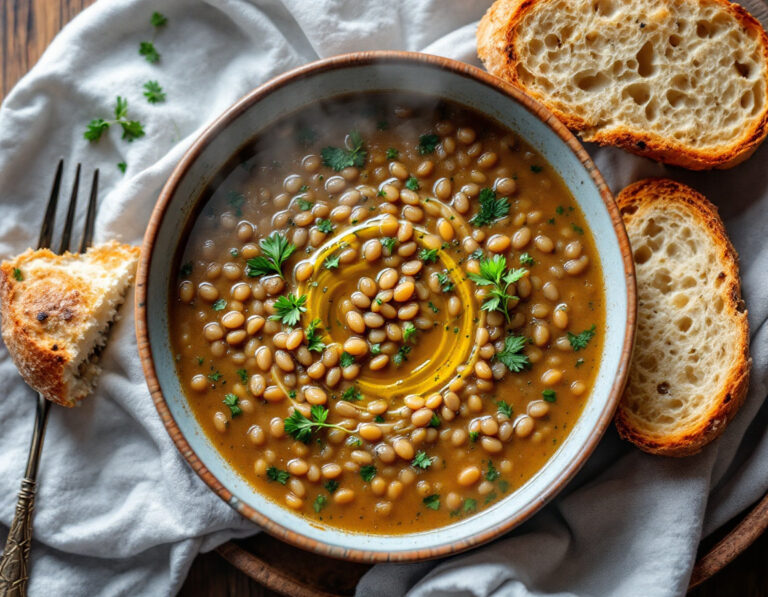 Sopa de Lentejas Griega – Auténtica Fakes Soupa