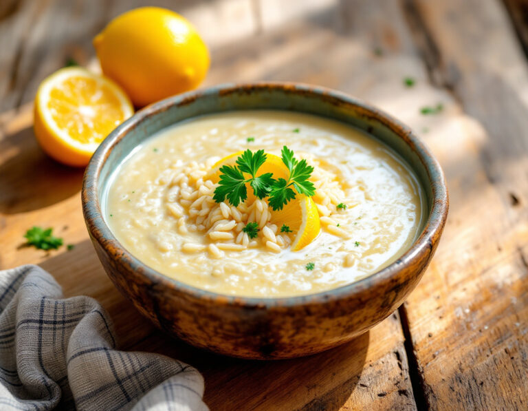 Sopa griega de limón – Avgolemono