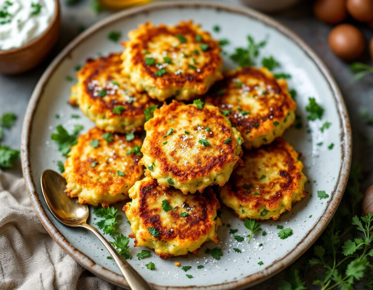Receta Griega de Albóndigas de Calabacín – Kolokithokeftedes