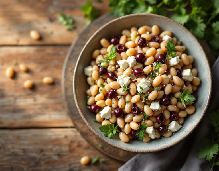 Ensalada Griega de Judías – Receta Tradicional y Deliciosa