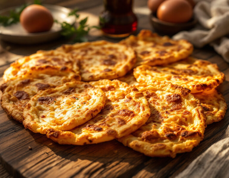 Semolina Galettes Recipe – Crispy North African Pancakes