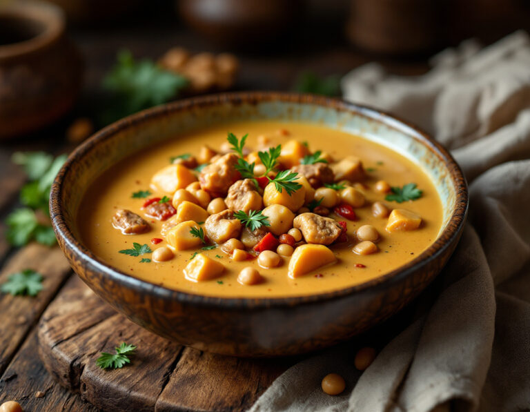 Receta de Groundnut Soup – Auténtica Sopa de Cacahuete Africana
