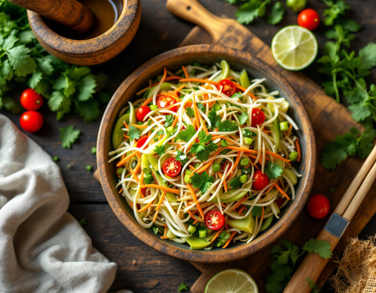 Ensalada de Papaya Verde – Som Tam Auténtico