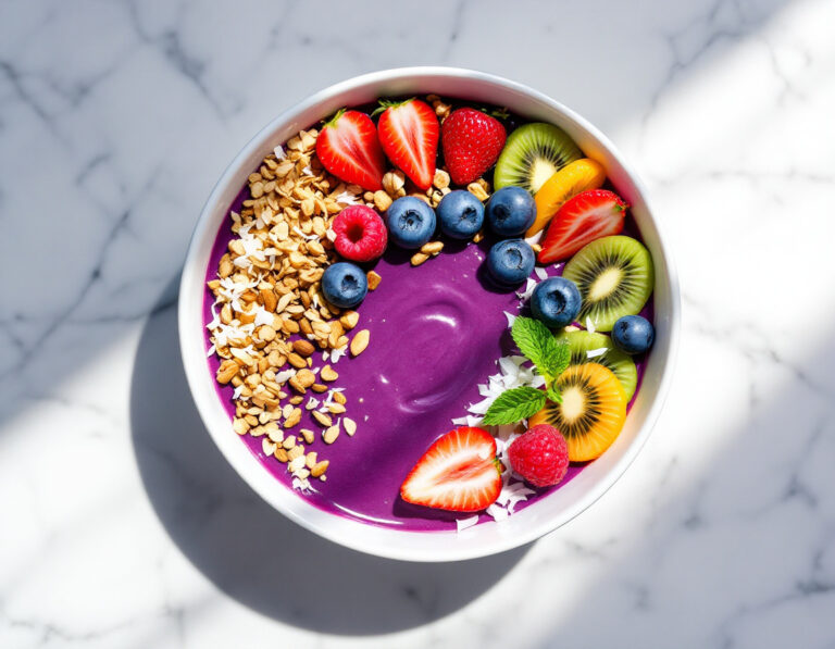 Basic Acai Bowl Recipe - Healthy & Delicious