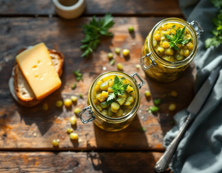 Receta de Relish de Pepino y Calabacín: Tradición Británica
