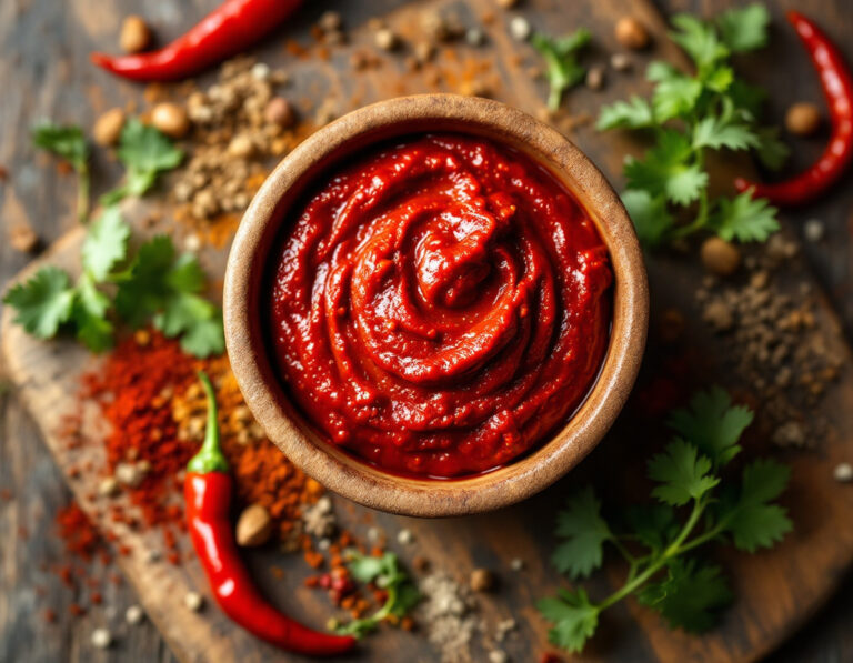 Receta de Harissa – Pasta de Chile Norteafricana Auténtica