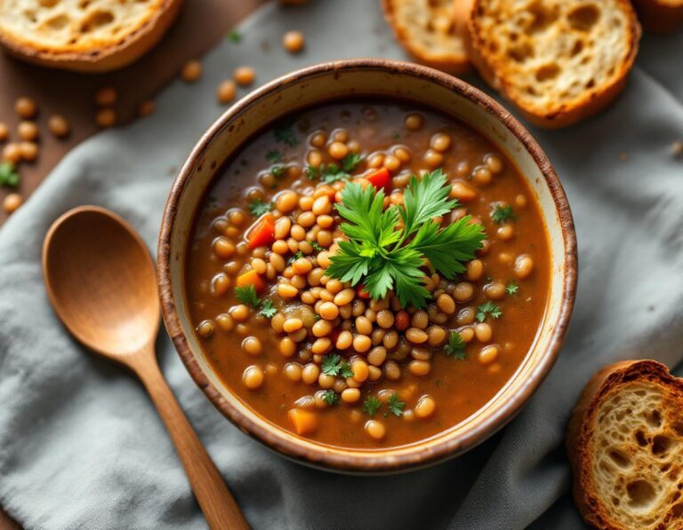 Receta de Sopa de Lentejas Reconfortante – fácil y deliciosa