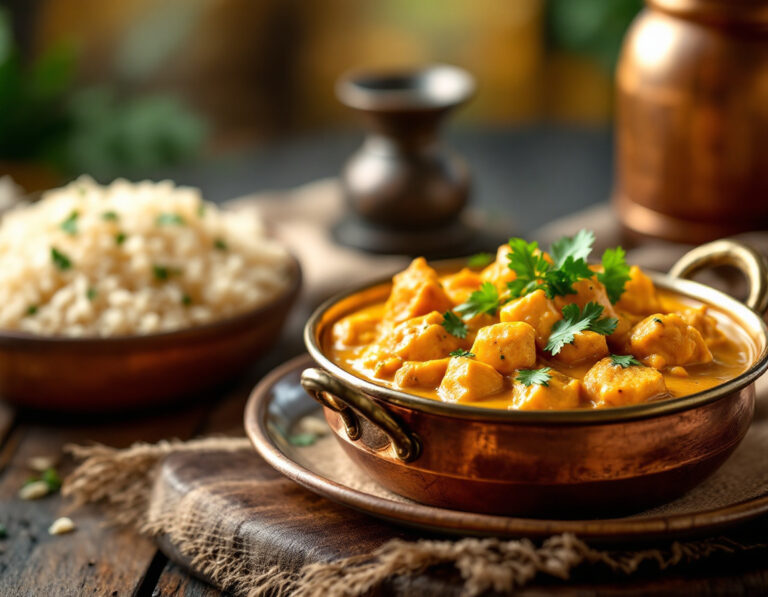 Receta de Chicken Korma Indio – Cremoso y Aromático