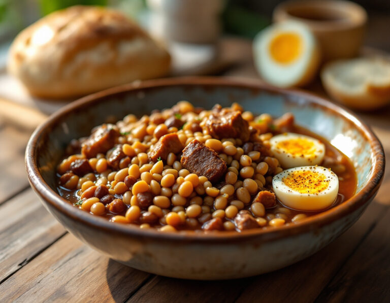 Receta Israelí de Cholent para el Shabat – Estofado Tradicional