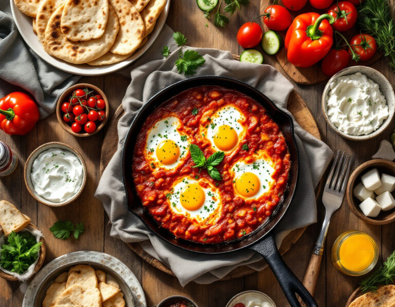 Desayuno Israelí – Receta Auténtica Estilo Shulchan Aruch