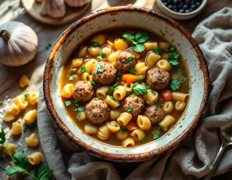 Receta de Sopa de Boda Italiana – Clásica y Tradicional