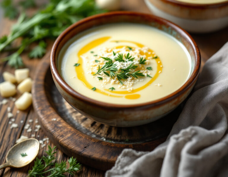 Receta de Sopa de Hinojo Italiana – Cremosa y Aromática