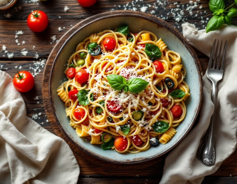 Receta de Pasta e Verdure Italiana – Todo en un Solo Pot
