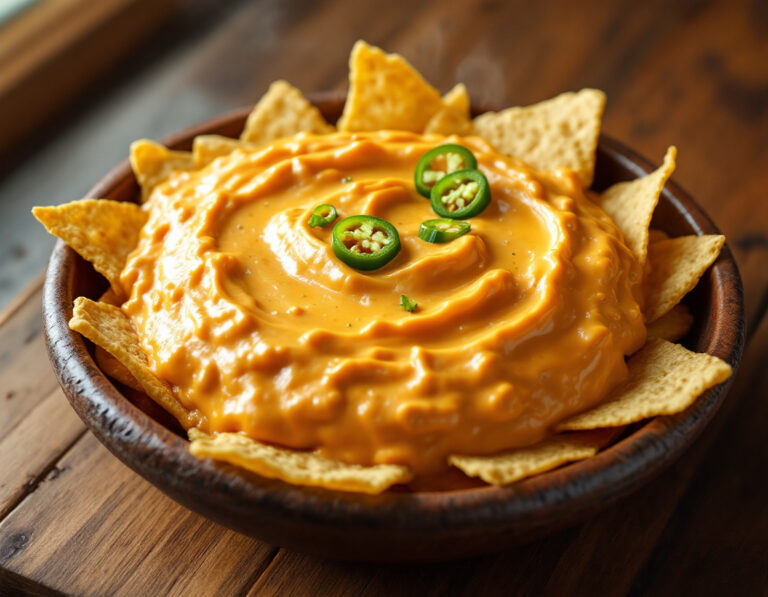 Salsa de Queso para Nachos – Cremosa y Auténtica