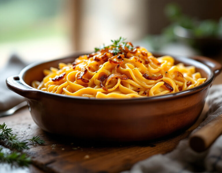 Kässpätzle – Receta original suaba con cebolla