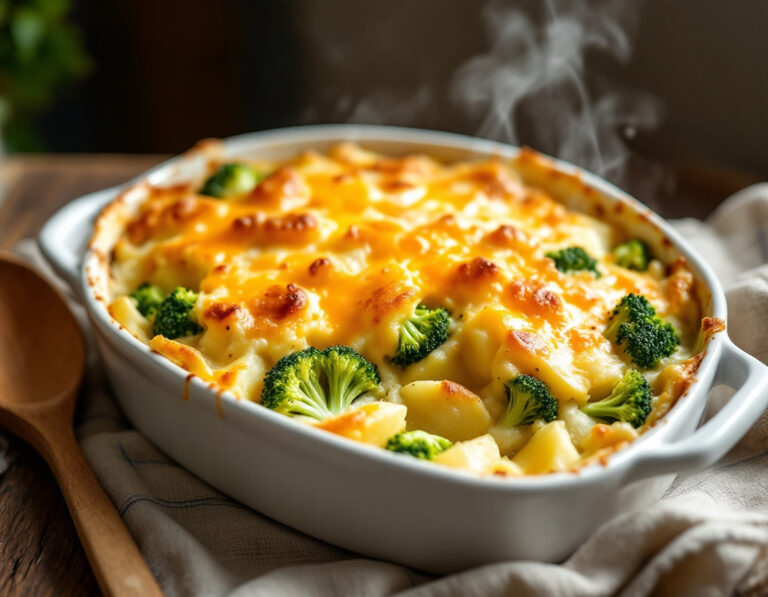 Potato Broccoli Casserole Recipe - Creamy & Crispy