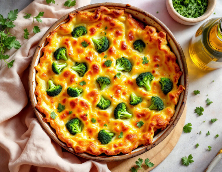 Potato Broccoli Casserole Recipe – Creamy & Crispy (Vegan)