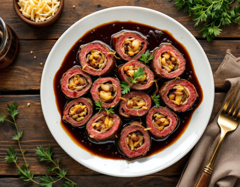Receta Clásica de Rouladen – Jugosos y Fáciles de Preparar (Sin Gluten)