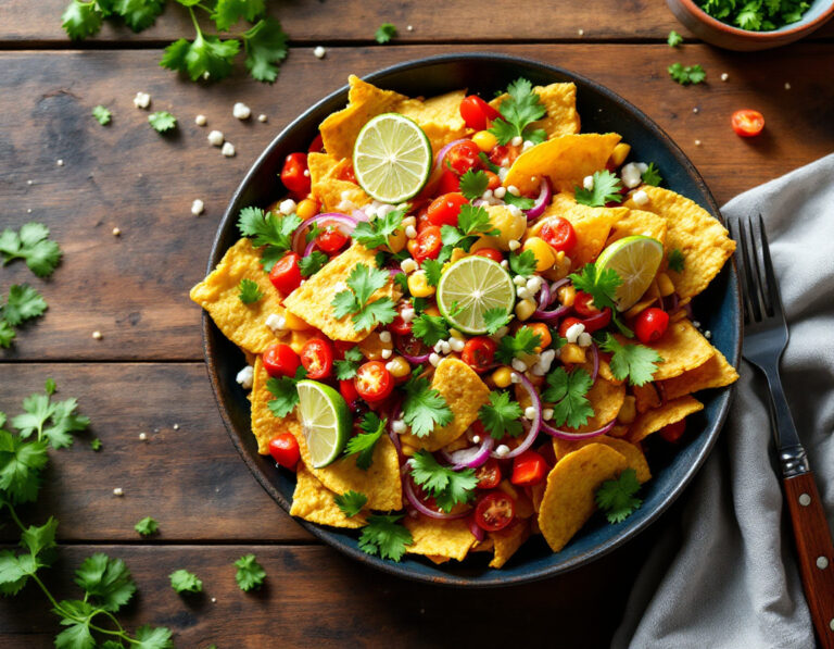 Ensalada Colombiana de Nachos | Receta Auténtica
