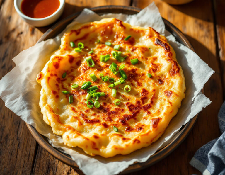 Tortitas Coreanas de Cebolleta (Pajeon)