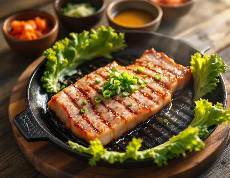 Receta de Panceta de Cerdo Coreana – Samgyeopsal BBQ