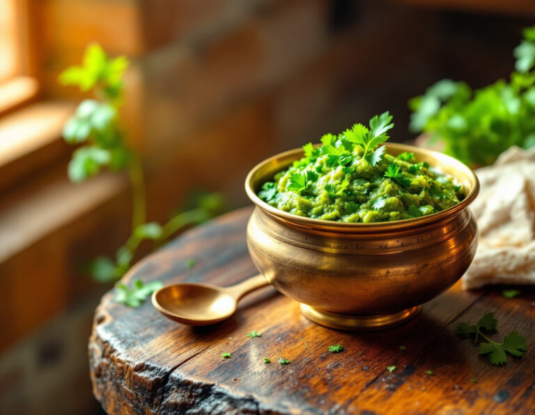 Receta de Chutney de Cilantro – Auténtico indio y fresco