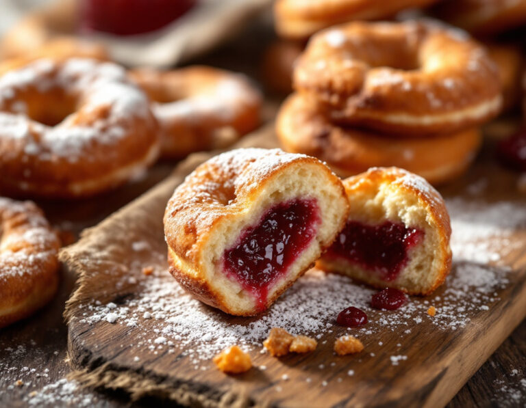 Receta de Krofne Croatas – Cómo Hacer Donuts Tradicionales Croatas
