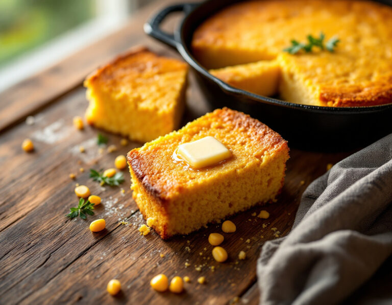 Pan de Maíz Americano Tradicional – Cornbread