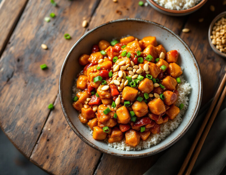 Receta de Kung Pao – Pollo chino original agridulce y picante