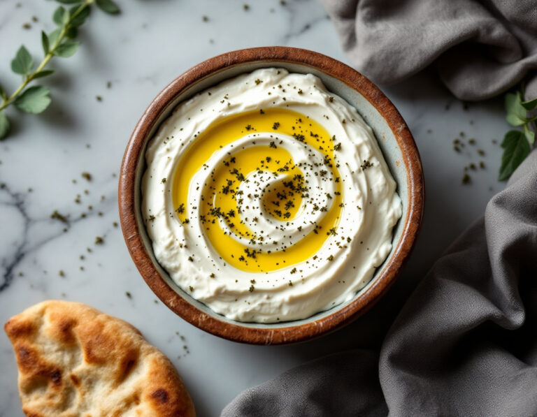 Labneh Rezept - Cremiger libanesischer Frischkäse selbst machen