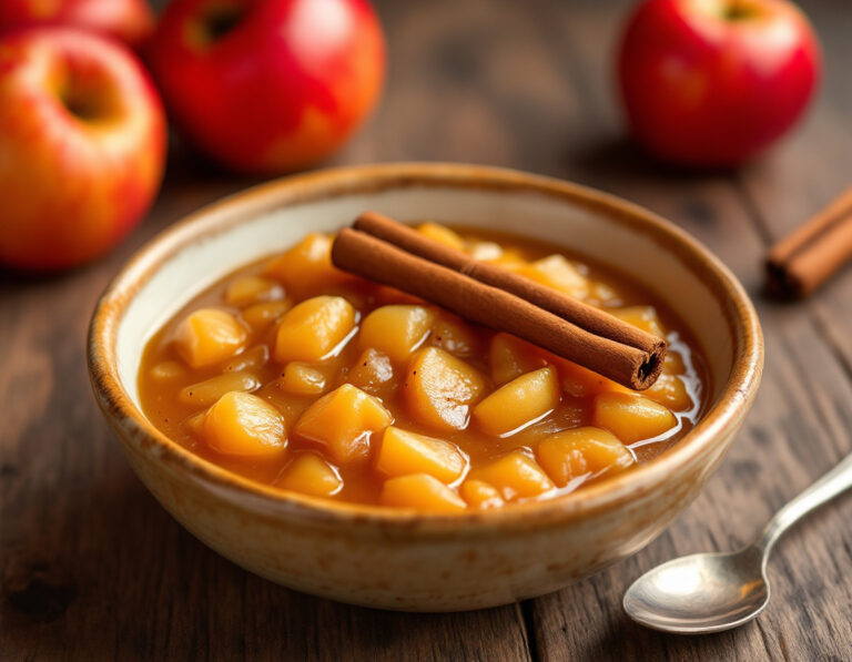 Receta de Compota de Manzana de Leo – Doce de Maçã Brasileño