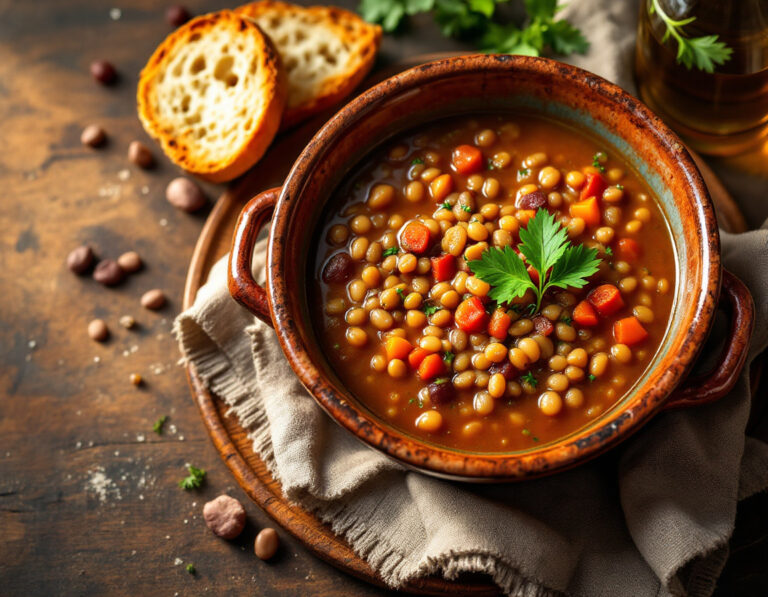 Sopa de Lentejas Italiana – Zuppa di Lenticchie