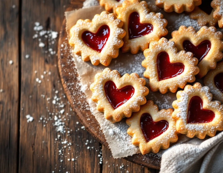 Receta de Linzer Augen – Galletas Austriacas Tradicionales
