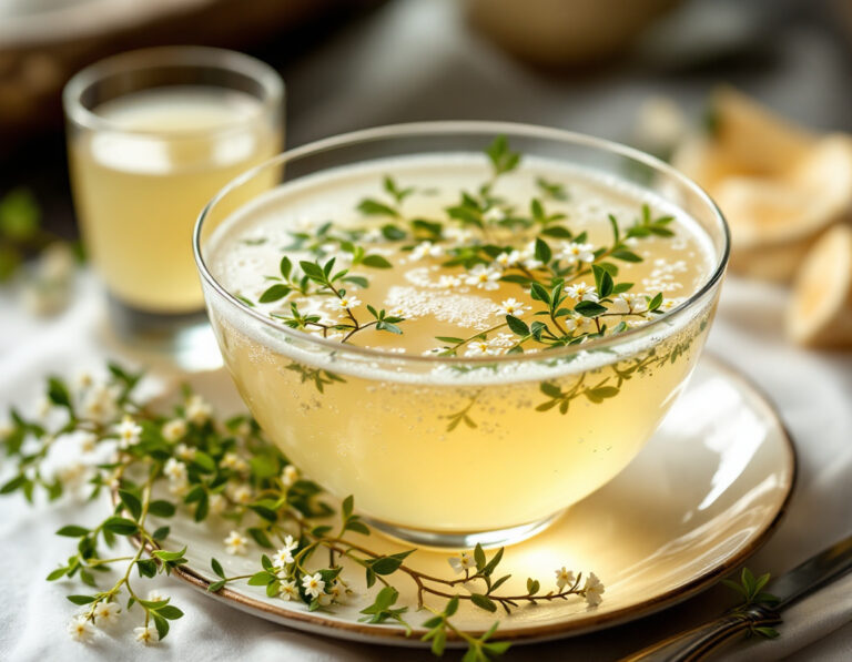 Maibowle Rezept - Klassische deutsche Waldmeister-Bowle