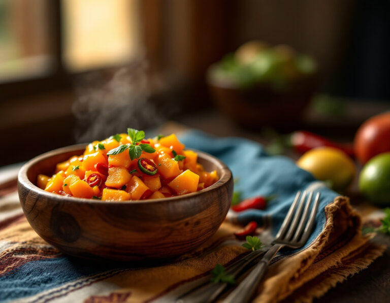 Receta de Relish Africano de Mango y Chile | Picante y Afrutado