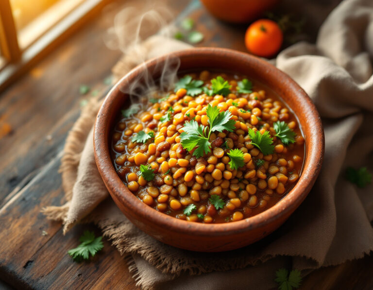 Receta de Sopa de Lentejas Marroquí – Harira sin Carne