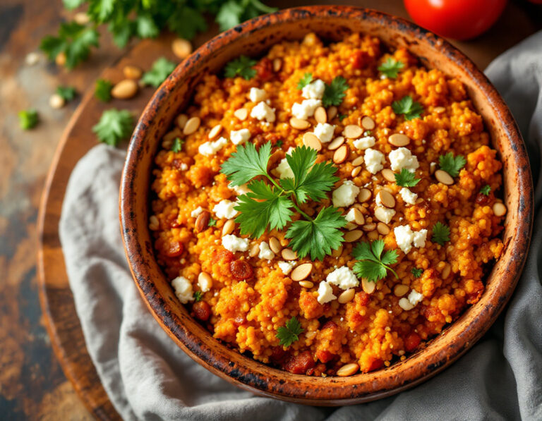 Gratinado Marroquí de Cuscús con Tomate – Receta Auténtica