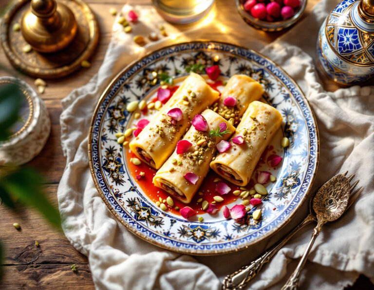 Cannelloni de Mascarpone y Frutos Rojos | Postre Egipcio