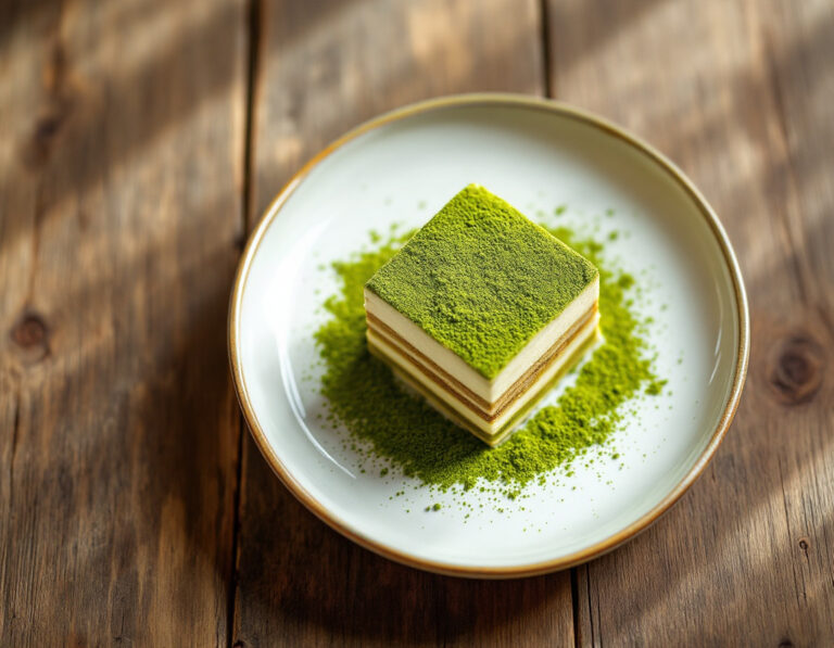 Receta de Tiramisú de Matcha – Postre Japonés Clásico