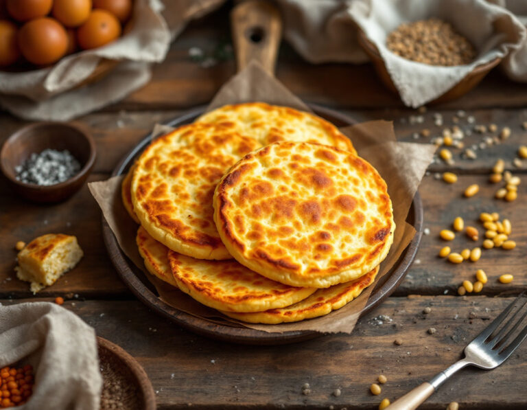 Receta de Mchadi – Pan de Maíz Georgiano Tradicional
