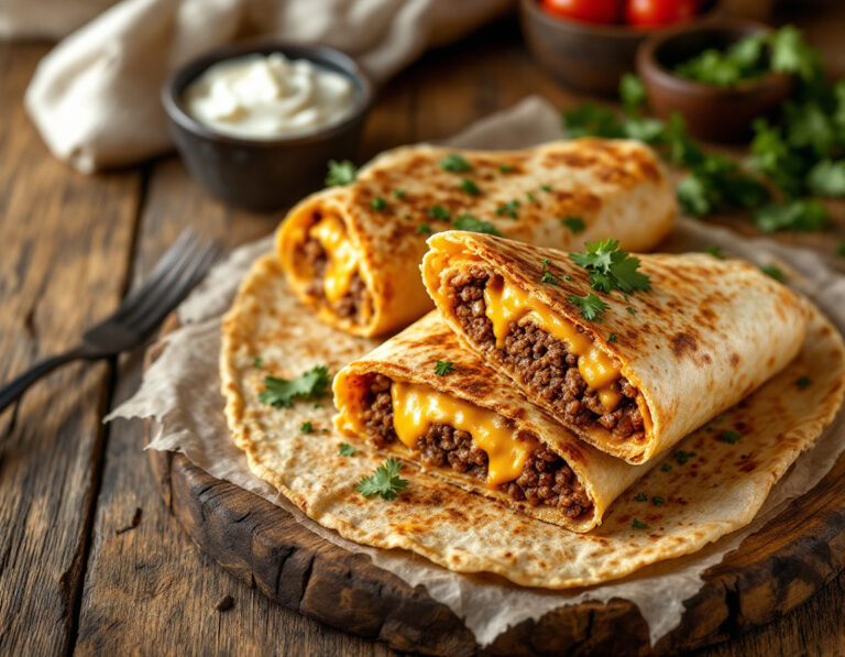 Wraps Tex-Mex – Tortillas Rellenas y Crujientes